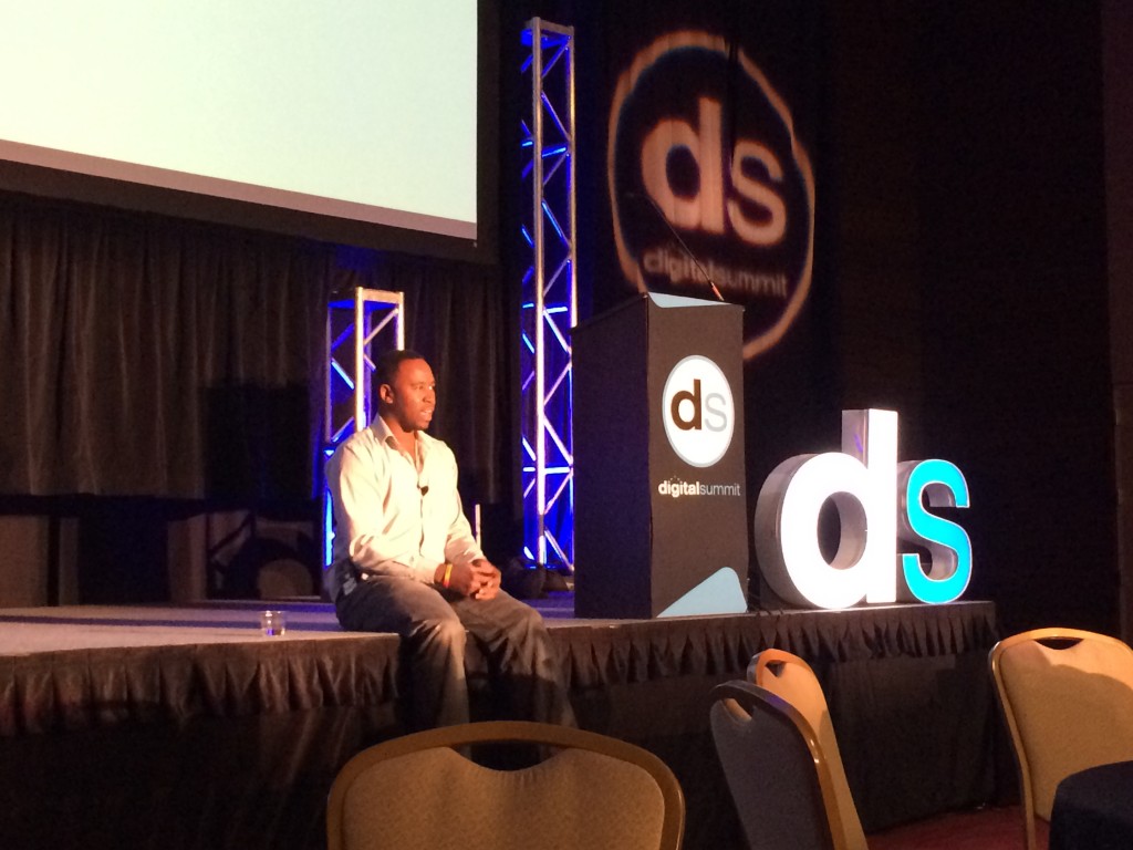 Michael King on Stage at Dallas Digital Summit 2014