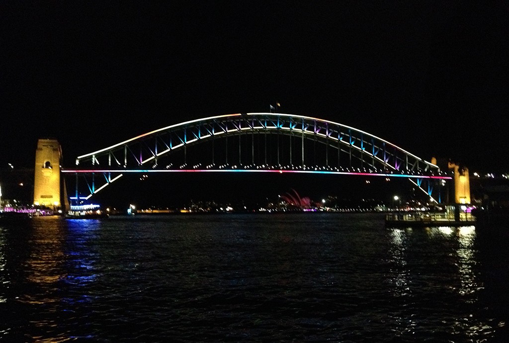 Sydney Harbor Bridge in Sydney Australia