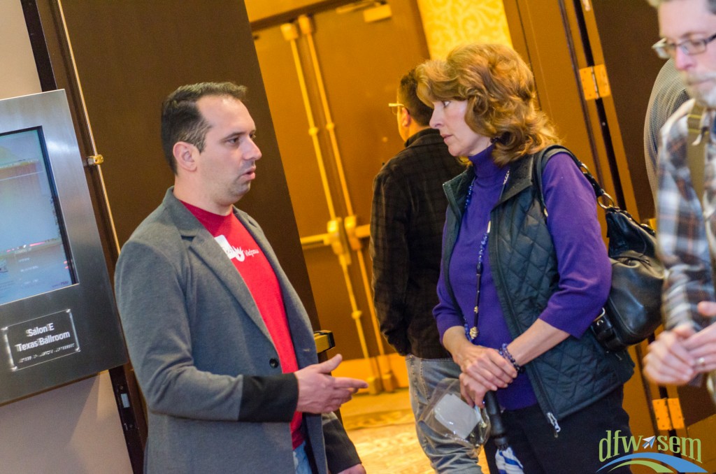 01.21.2015 - Vidpow Owner Jeremy Vest talks with DFWSEM Ambassador Christine Churchill.