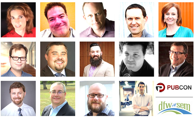DFWSEM is proud to have 14 members of its family speak at Pubcon 2015 in Las Vegas