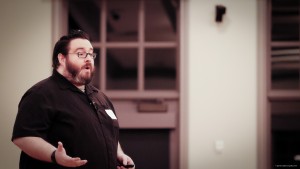 Brad Parler engages the January 2016 DFWSEM crowd. | January 2016 DFWSEM Presentation with Brad Parler